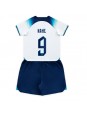 Anglie Harry Kane #9 Domácí dres pro děti MS 2022 Krátký Rukáv (+ trenýrky)